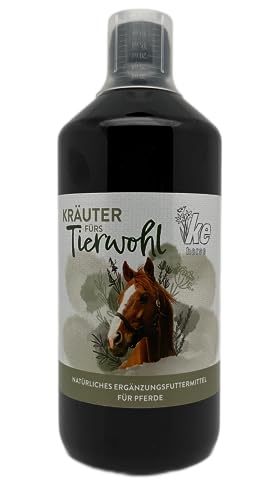 KE Horse Kräuter fürs Pferd, 50 fermentierte Bio-Kräuter, Ergänzungsfutter für Verdauung & Darmflora, für Vitalität und ganzheitliches Wohlbefinden für Pferde, Ponys, Esel von KE