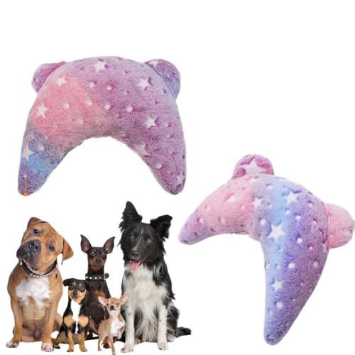 KEDAOLA 2 Stück U-förmiges Haustierkissen, Katzen-Hunde-Nackenkissen, nachtleuchtendes Plüsch-Half-Donut-Kuscheltier, Plüsch-Hunde-beruhigendes Spielzeug für Gelenkentlastung, Schlafen, Verbesserung KEDAOLA 2 Stück U-förmiges Haustierkissen, Katzen-Hunde-Nackenkissen, nachtleuchtendes Plüsch-Half-Donut-Kuscheltier, Plüsch-Hunde-beruhigendes Spielzeug für Gelenkentlastung, Schlafen, Verbesserung von KEDAOLA