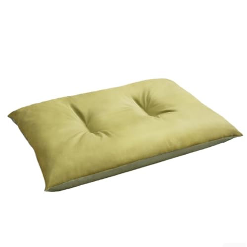 KEDAOLA Großes Hundebett, flauschig, wasserdicht, Haustier-Katzenbett, Kissen für kleine, mittelgroße und große Hunde und Katzen (hellgrün, 65 x 50 x 6 cm) von KEDAOLA