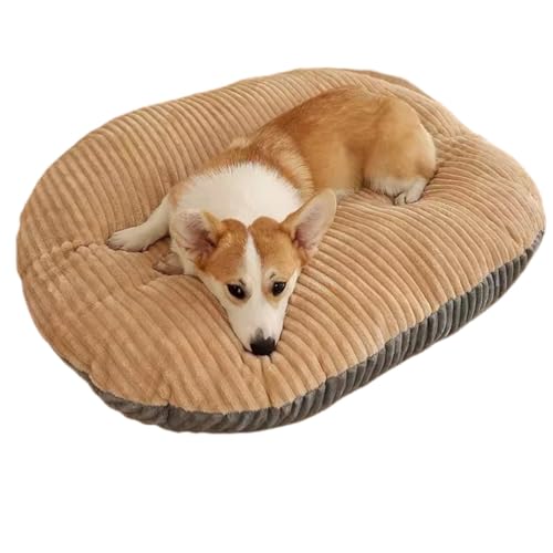 KEDAOLA Hundebett, flauschig, bequem, wendbar, Haustier-Katzenbett, Kissen mit abnehmbarem Bezug, für kleine, mittelgroße Hunde und Katzen (62 x 50 x 5 cm) von KEDAOLA