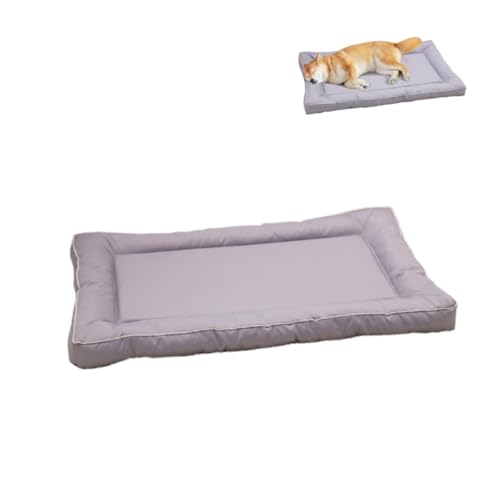 KEDAOLA Hundekäfig-Matratze, wasserdicht, weich, groß, Sommer, Schlafmatratze, Hundehütte, Haustierbett für kleine, mittelgroße und große Hunde und Katzen (grau, 90 x 55 cm) von KEDAOLA