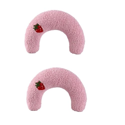 KEDAOLA Nackenkissen für Katzen und Hunde, U-förmiges Haustierkissen, Plüsch, kleine Hunde, halber Donut-Kuscheltier, Entlastung, Schlafverbesserung, klein, für Hunde und Katzen, Rosa, 2 Stück KEDAOLA Nackenkissen für Katzen und Hunde, U-förmiges Haustierkissen, Plüsch, kleine Hunde, halber Donut-Kuscheltier, Entlastung, Schlafverbesserung, klein, für Hunde und Katzen, Rosa, 2 Stück von KEDAOLA
