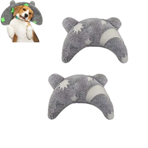 KEDAOLA U-förmiges Haustierkissen, Nackenkissen für Katzen und Hunde, nachtleuchtend, Plüsch, halber Donut-Kuscheltier, Plüsch, beruhigendes Spielzeug für Gelenkentlastung, Schlafen, verbessert Welpen KEDAOLA U-förmiges Haustierkissen, Nackenkissen für Katzen und Hunde, nachtleuchtend, Plüsch, halber Donut-Kuscheltier, Plüsch, beruhigendes Spielzeug für Gelenkentlastung, Schlafen, verbessert Welpen von KEDAOLA