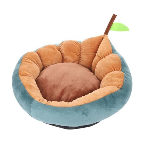 Katzenbetten in Obstform, für den Innenbereich, Katzenhöhle mit Blatt, gemütliche, selbstwärmende Katzenhöhle und Plüsch-Haustierbett, weiches, flauschiges, rundes Haustiernest für kleine Hunde Katzenbetten in Obstform, für den Innenbereich, Katzenhöhle mit Blatt, gemütliche, selbstwärmende Katzenhöhle und Plüsch-Haustierbett, weiches, flauschiges, rundes Haustiernest für kleine Hunde von KEDAOLA