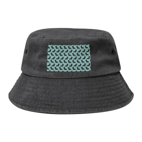 Dackel Wiener Hund Hunde Haustier Haustiere, Bucket Hat Erwachsene Fischerhut Läufermütze Fischerhüte Sonnenhut Dackel Wiener Hund Hunde Haustier Haustiere, Bucket Hat Erwachsene Fischerhut Läufermütze Fischerhüte Sonnenhut von KEDDJI
