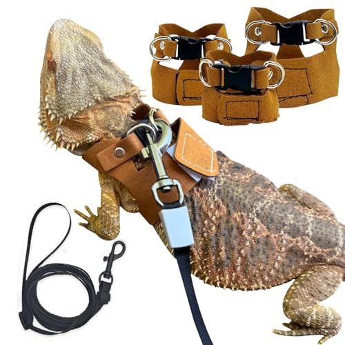 Hundegeschirr mit Leine und Leine, verstellbar, weiches Wildleder, mit einziehbarer Leine, für kleine Tiere, Outdoor-Spaziergänge, mit Zugseil, 3 Stück Hundegeschirr mit Leine und Leine, verstellbar, weiches Wildleder, mit einziehbarer Leine, für kleine Tiere, Outdoor-Spaziergänge, mit Zugseil, 3 Stück von KEECAO