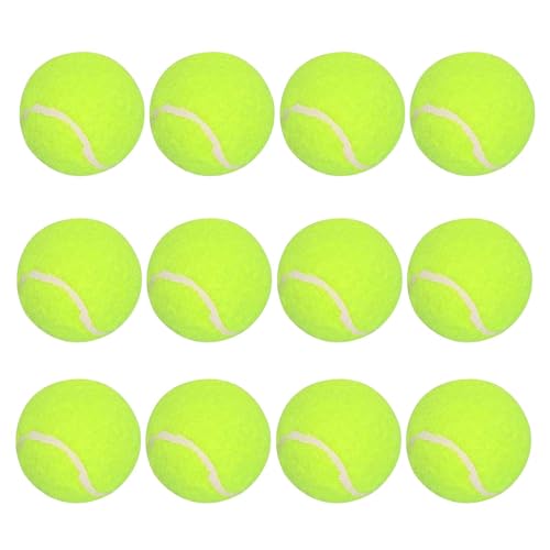 KEEDA 12 Stück Mini-Tennisbälle für Hundetraining, Spielübungen und Apportieren, 2-Zoll-Größe Passend für Die Meisten Automatischen Ballwerfer von KEEDA