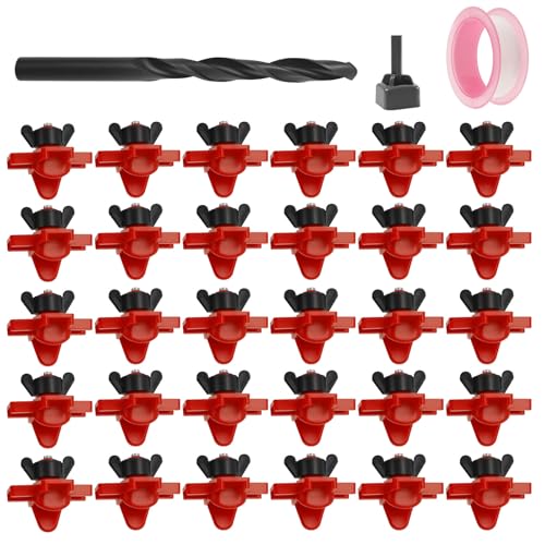 Hühnerwasser Brustwarzen Kit, sparende Wasser horizontaler Seitenmolder Brustwarzen Trinker Geflügel -Wasserwerkzeug für den Außenbereich zu installieren Hühnerwasser Brustwarzen Kit, sparende Wasser horizontaler Seitenmolder Brustwarzen Trinker Geflügel -Wasserwerkzeug für den Außenbereich zu installieren von KEGAJEGA