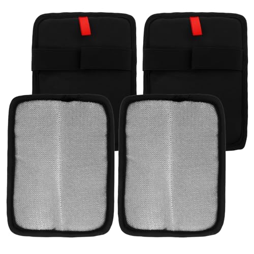 KEGAJEGA 4 Stück Fell Magnet Handschuh 17x13cm Haarentfernungshandschuhe Doppelseitige Wiederverwendbare Pet Hair Remover Glove Haustier Handschuhe für Kleidung Autositze Sofas Bettlaken von KEGAJEGA