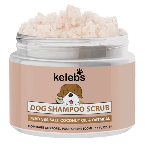 KELEBS Hundeshampoo Kokos | Hundepeeling | Hundeshampoo Sensitiv | Hundeshampoo Gegen Geruch | Hunde Shampoo Fellpflege | Gegen Juckreiz | Deshedding Shampoo Dog | Hunde Conditioner | Anti Juckreiz von KELEBS