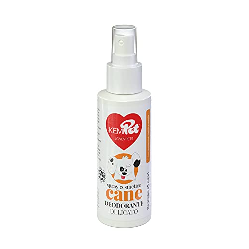 KEMIPOL Deodorant Spray für Hunde, nicht aggressiv, 100 ml, sanft – mit Molekülen fängt Geruch ein – klinisch getestet von KEMIPOL