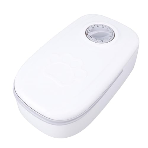 Automatische Haustier -Feeder, Trockene Nasse Lebensmittelschale für Hunde Katzen mit Zeitgesteuerter Frische, Einzelschalen -Design für Portionskontrolle, Hergestellt aus Automatische Haustier -Feeder, Trockene Nasse Lebensmittelschale für Hunde Katzen mit Zeitgesteuerter Frische, Einzelschalen -Design für Portionskontrolle, Hergestellt aus von KENANLAN