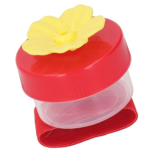 KENANLAN Mini -Handheld -Feeder, Abnehmbare Blütenform -Design, die Leicht Zusammengebaut Werden, um Vögel Zum Essen und Ruhe auf Gegenstand zu Montieren, Geeignet für Ring -Feeder (Rot) von KENANLAN