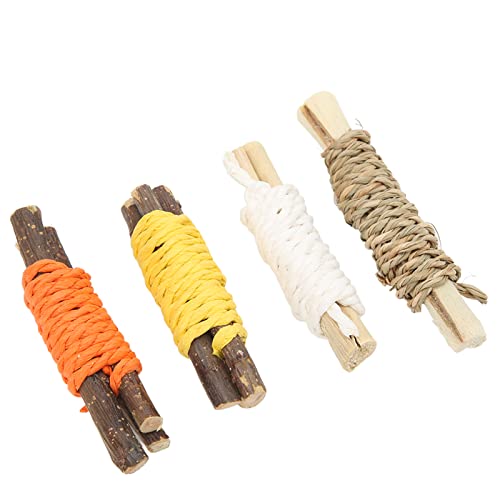 KENANLAN Sticks Süßer Bambuskau -Bambus -Molkolben, Holzstangen Hamster -Kauspielzeug mit Seilkauen -Kauspielzeug, 4pcs -Set mit 2pcs Sticks und 2pcs Süße Bambusstangen KENANLAN Sticks Süßer Bambuskau -Bambus -Molkolben, Holzstangen Hamster -Kauspielzeug mit Seilkauen -Kauspielzeug, 4pcs -Set mit 2pcs Sticks und 2pcs Süße Bambusstangen von KENANLAN