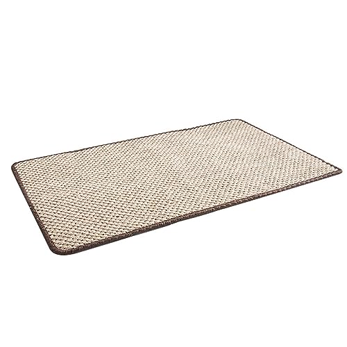 Kratzmatte für Katzenböden, Kratzfeste Katzenkratzmatte, Rutschfester, Langlebiger Möbelschutz, (L mit Nagel (80x50 cm / 31,5x19.7in empfohlen) von KENANLAN
