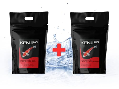 KENJI KOI Kalte Tage Paket 10kg 3mm Koifutter für Herbst, Winter und Frühjahr | 5kg sinkendes Futter KENJI KOI Winter Balance | 5kg schwimmendes Futter KENJI KOI Season KENJI KOI Kalte Tage Paket 10kg 3mm Koifutter für Herbst, Winter und Frühjahr | 5kg sinkendes Futter KENJI KOI Winter Balance | 5kg schwimmendes Futter KENJI KOI Season von KENJI KOI