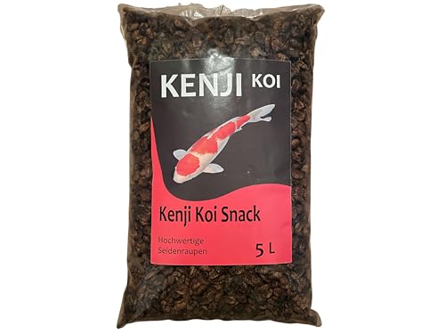 KENJI KOI Snack Seidenraupen 5 L getrocknet | Hochwertiges Natrufutter für japanische Koi & Goldfische | Leckerli zu Fütterung aus der Hand | Fischfutter KENJI KOI Snack Seidenraupen 5 L getrocknet | Hochwertiges Natrufutter für japanische Koi & Goldfische | Leckerli zu Fütterung aus der Hand | Fischfutter von KENJI KOI