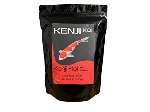 KENJI KOI Winter Balance 2,5kg 6mm - Sinkendes Koifutter Winter - Koifutter Frühjahr, Herbst, Winter | KENJI KOI Winterfutter - sinkendes Fischfutter | Wiederverschließbar KENJI KOI Winter Balance 2,5kg 6mm - Sinkendes Koifutter Winter - Koifutter Frühjahr, Herbst, Winter | KENJI KOI Winterfutter - sinkendes Fischfutter | Wiederverschließbar von KENJI KOI