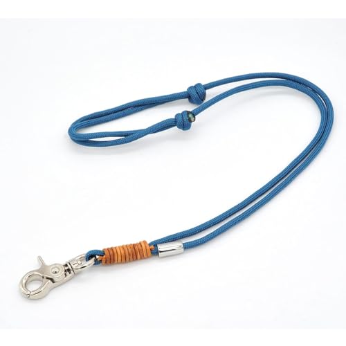 KENSONS for dogs PFEIFENBAND | Petrol | verstellbar | Umhängeband mit kleinem Karabiner für Hundepfeife oder Schlüssel | Schlüsselband | Keychain | handgefertigt von KENSONS for dogs