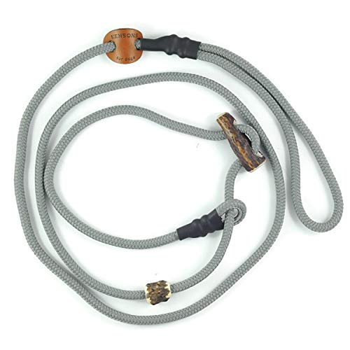 KENSONS for dogs Retrieverleine Sporty | robuste Hundeleine aus Tau mit integrierter Halsung | Ø6mm | Horn-Zugstopp KENSONS for dogs Retrieverleine Sporty | robuste Hundeleine aus Tau mit integrierter Halsung | Ø6mm | Horn-Zugstopp von KENSONS for dogs