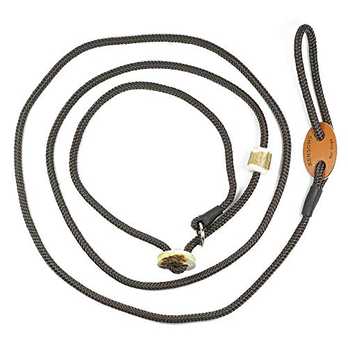 Showleine MIT Stopper/Zugstopp - Braun | 4 mm Durchmesser x 160 cm Länge - Sportliche Vorführleine/Ausstellungsleine für Hundeausstellungen Showleine MIT Stopper/Zugstopp - Braun | 4 mm Durchmesser x 160 cm Länge - Sportliche Vorführleine/Ausstellungsleine für Hundeausstellungen von KENSONS for dogs