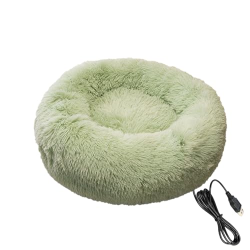 Beruhigendes Donut-Hundebett, warmes Plüsch-Schlafbett für Hunde, beheiztes Haustierbett mit USB-Aufladung, komfortable Donut-Betten mit Haustierheizung, leicht zu reinigendes Katzenruhebett für klein Beruhigendes Donut-Hundebett, warmes Plüsch-Schlafbett für Hunde, beheiztes Haustierbett mit USB-Aufladung, komfortable Donut-Betten mit Haustierheizung, leicht zu reinigendes Katzenruhebett für klein von KERALI