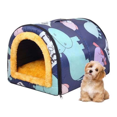 Gemütliches Haustierbetthaus, wetterfeste Katzenhundehöhle, waschbares Haustierhaushöhlenbett, warme, bequeme Haustierbetthäuser, wasserdichte Hundekatzenhütte, rutschfeste Haustierbetthäuser für Katz Gemütliches Haustierbetthaus, wetterfeste Katzenhundehöhle, waschbares Haustierhaushöhlenbett, warme, bequeme Haustierbetthäuser, wasserdichte Hundekatzenhütte, rutschfeste Haustierbetthäuser für Katz von KERALI