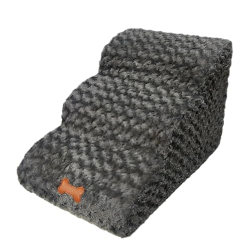 Hundetreppe für kleine Hunde, 3-stufige Hundetreppe, rutschfeste und rutschfeste Hundetreppe für Bett, waschbare Hundetreppe für Sofa, weiche und bequeme Haustiertreppe für Katzen, kleine Haustiere Hundetreppe für kleine Hunde, 3-stufige Hundetreppe, rutschfeste und rutschfeste Hundetreppe für Bett, waschbare Hundetreppe für Sofa, weiche und bequeme Haustiertreppe für Katzen, kleine Haustiere von KERALI