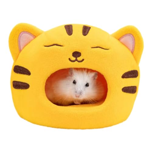 KERALI Hamster-Warmbett, Meerschweinchen-Hausbett | Tigerförmiges Hamsterversteck - Niedliches, gemütliches, langlebiges, waschbares Hamster-Minibett für Zuckergleiter, Chinchilla und Zwerghamster KERALI Hamster-Warmbett, Meerschweinchen-Hausbett | Tigerförmiges Hamsterversteck - Niedliches, gemütliches, langlebiges, waschbares Hamster-Minibett für Zuckergleiter, Chinchilla und Zwerghamster von KERALI