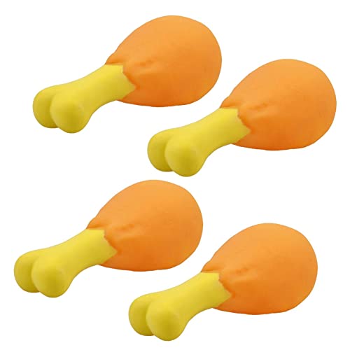KERALI Hundespielzeug zum Zahnen – 4 Stück simuliertes Hühnerbein-Kauspielzeug | Quietschendes Welpen-Zahnspielzeug | bissfestes Kauspielzeug für Hunde | robustes, langlebiges Kauspielzeug für kleine KERALI Hundespielzeug zum Zahnen – 4 Stück simuliertes Hühnerbein-Kauspielzeug | Quietschendes Welpen-Zahnspielzeug | bissfestes Kauspielzeug für Hunde | robustes, langlebiges Kauspielzeug für kleine von KERALI