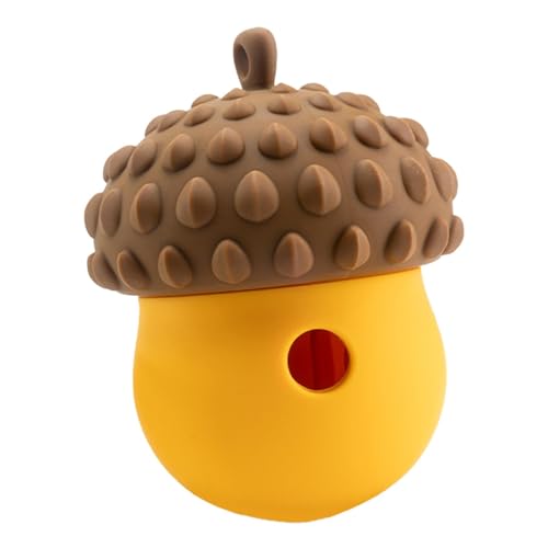 KERALI Leckerli-Spender Hundespielzeug, Eichelform Silikon Hund Leckerli Spender Spielzeug, Reißfestes Design Hund Leckerli Spielzeug, Hund Leckerli Spielzeug für Langeweile, Leicht zu Reinigen KERALI Leckerli-Spender Hundespielzeug, Eichelform Silikon Hund Leckerli Spender Spielzeug, Reißfestes Design Hund Leckerli Spielzeug, Hund Leckerli Spielzeug für Langeweile, Leicht zu Reinigen von KERALI