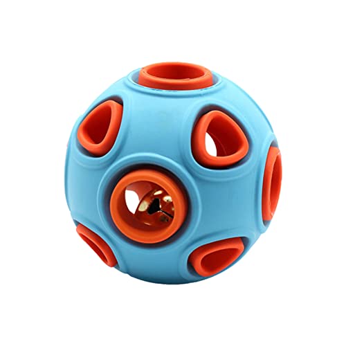 KERALI Puzzleball für Hunde, interaktiver Hundespielzeugball - Bissfestes Welpenspielzeug | Hunde-Anreicherungsspielzeug, Hunde-Puzzle-Spielzeug, interaktives Hundespielzeug mit integrierter von KERALI