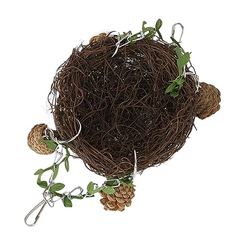 KERALI Sittichnest, Vogelhaus für Käfig – warmes Vogelnest hilft Vögeln, ihre Schnabel zu schärfen, Metallhaken, entspannen Sie Ihren Papagei für Papageien, Küken, Sittiche KERALI Sittichnest, Vogelhaus für Käfig – warmes Vogelnest hilft Vögeln, ihre Schnabel zu schärfen, Metallhaken, entspannen Sie Ihren Papagei für Papageien, Küken, Sittiche von KERALI