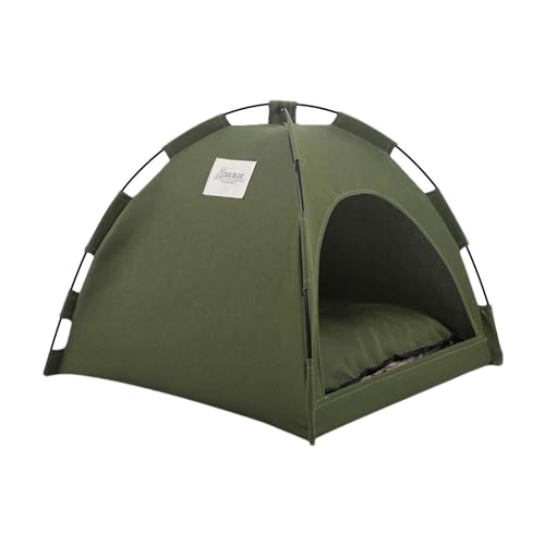 Katzen-Tipi-Zelt, Katzenzelte für Hauskatzen, faltbares, leichtes Katzen-Tipi, tragbares Katzenzeltbett, weiches und bequemes Katzenbetthaus, Haustierzeltbett für Katzen, Kätzchen und kleine Haustiere Katzen-Tipi-Zelt, Katzenzelte für Hauskatzen, faltbares, leichtes Katzen-Tipi, tragbares Katzenzeltbett, weiches und bequemes Katzenbetthaus, Haustierzeltbett für Katzen, Kätzchen und kleine Haustiere von KERALI