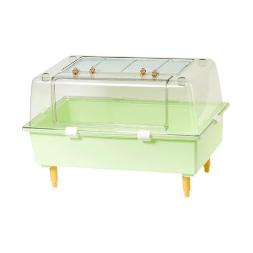 Hamsterkäfig, Rattenkäfig, Übung, tragbare Zuchtbox, Hamster-Lebensraum für Vögel, Bartagamen, Mäuse, Küken, Igel, GRÜN Hamsterkäfig, Rattenkäfig, Übung, tragbare Zuchtbox, Hamster-Lebensraum für Vögel, Bartagamen, Mäuse, Küken, Igel, GRÜN von KESOTO