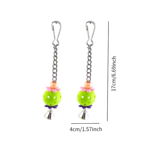 KESOTO 2X Haustier Vogelspielzeug, Käfig, Buntes Spielzeug, bis Mittelgroß, Lustiges Spielzeug für Kleine Und Große Vögel, Papageienspielzeug, Conure S, GrÜn KESOTO 2X Haustier Vogelspielzeug, Käfig, Buntes Spielzeug, bis Mittelgroß, Lustiges Spielzeug für Kleine Und Große Vögel, Papageienspielzeug, Conure S, GrÜn von KESOTO