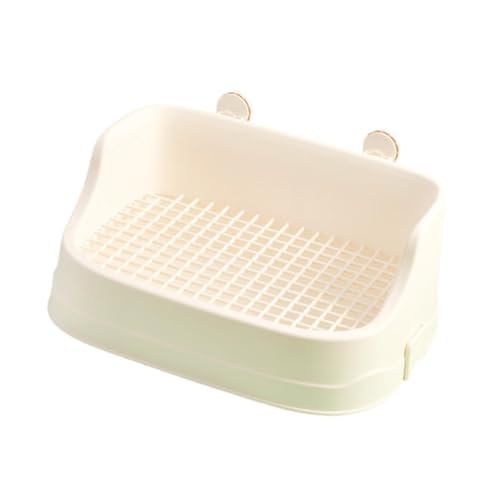 KESOTO Bettzeug für Kleine Haustiere, Katzentoilette, Töpfchenecke für Häschen, mit Druckknopf, Leicht zu Reinigen, Käfigtoilette für Den Innenbereich, Weiß KESOTO Bettzeug für Kleine Haustiere, Katzentoilette, Töpfchenecke für Häschen, mit Druckknopf, Leicht zu Reinigen, Käfigtoilette für Den Innenbereich, Weiß von KESOTO