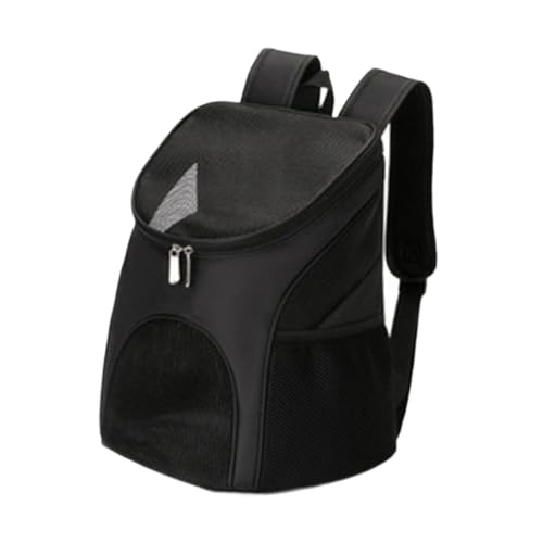 KESOTO Cat Rucksackträger Tragbare Katzenträger Tasche Haustasche, Schwarz von KESOTO