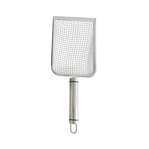 KESOTO Edelstahl-Katzenstreuschaufel, Haustierstreusieb, vielseitig einsetzbar, einfach zu verstauen, Streureiniger, Heimtierbedarf zum Sammeln von Muscheln, 2.0 Mm X 2.0 Mm KESOTO Edelstahl-Katzenstreuschaufel, Haustierstreusieb, vielseitig einsetzbar, einfach zu verstauen, Streureiniger, Heimtierbedarf zum Sammeln von Muscheln, 2.0 Mm X 2.0 Mm von KESOTO