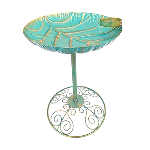 KESOTO Eisen Vogelhäuschen für Den Garten, Freistehende Skulptur, Vogelbad für Hof Und Rasen, Style B KESOTO Eisen Vogelhäuschen für Den Garten, Freistehende Skulptur, Vogelbad für Hof Und Rasen, Style B von KESOTO