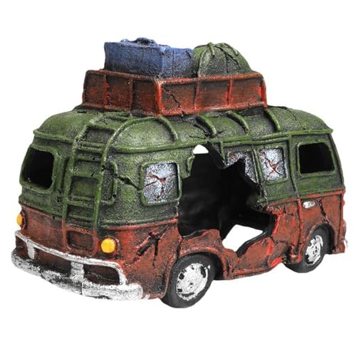 KESOTO Fischtankdekoration Hintergrund Hideaway Resin Accessoires von KESOTO