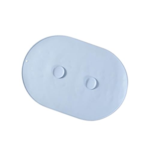 KESOTO Futtermatte für Haustiere, Futtertablettmatte für Welpen, waschbar, vielseitig einsetzbar, rutschfeste Futternapfmatte für Hunde aus, Blaues Rundschreiben KESOTO Futtermatte für Haustiere, Futtertablettmatte für Welpen, waschbar, vielseitig einsetzbar, rutschfeste Futternapfmatte für Hunde aus, Blaues Rundschreiben von KESOTO