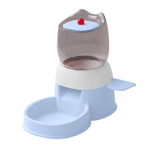 KESOTO Futterspender Im Freien für Haustiere, 2 L mit Sichtfenster, Blau von KESOTO