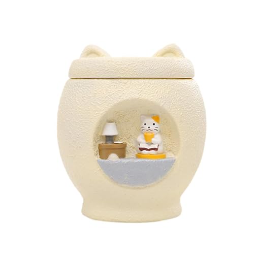 KESOTO Gedenkurnen für Haustiere, Souvenir, Dekoratives Display, Kunstharz, Andenkenurnen für Vögel, Kätzchen, Kleintiere, Welpen, Haustiere, Katze KESOTO Gedenkurnen für Haustiere, Souvenir, Dekoratives Display, Kunstharz, Andenkenurnen für Vögel, Kätzchen, Kleintiere, Welpen, Haustiere, Katze von KESOTO