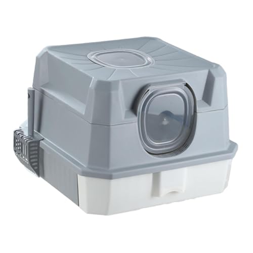 KESOTO Geschlossene Katzentoilette, Katzentoilette, Katzenklo, Kätzchentöpfchen, für Kätzchen, Grau KESOTO Geschlossene Katzentoilette, Katzentoilette, Katzenklo, Kätzchentöpfchen, für Kätzchen, Grau von KESOTO