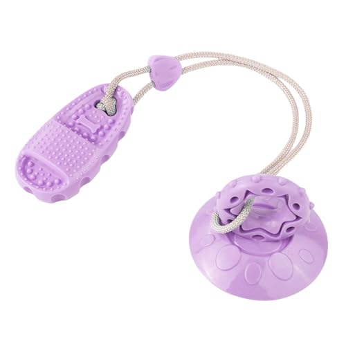 KESOTO Gummi -Welpen -Hundespielspielzeug stimulierende Schlepper des Spiels Interaktives Hund Spielzeugzahnreinigungsspielzeug für Langeweile, Lila KESOTO Gummi -Welpen -Hundespielspielzeug stimulierende Schlepper des Spiels Interaktives Hund Spielzeugzahnreinigungsspielzeug für Langeweile, Lila von KESOTO