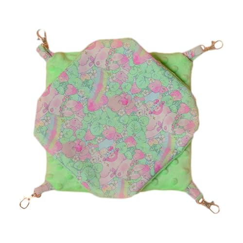KESOTO Hängematte für Frettchen Und Ratten, 20x20 cm, Nest für Kleine Tiere, GrÜn KESOTO Hängematte für Frettchen Und Ratten, 20x20 cm, Nest für Kleine Tiere, GrÜn von KESOTO