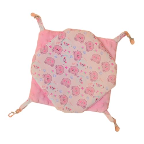 KESOTO Hängematte für Frettchen Und Ratten, 20x20 cm, Nest für Kleine Tiere, Rot KESOTO Hängematte für Frettchen Und Ratten, 20x20 cm, Nest für Kleine Tiere, Rot von KESOTO