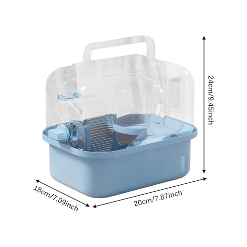 KESOTO Hamster Käfig Kleines Käfig Haus Haustier Lebensraum für Ratten Rennmäuse Zuckergleiter Mäuse, Blau KESOTO Hamster Käfig Kleines Käfig Haus Haustier Lebensraum für Ratten Rennmäuse Zuckergleiter Mäuse, Blau von KESOTO
