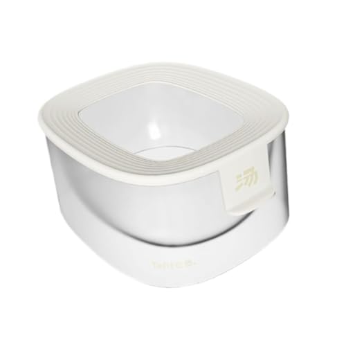 KESOTO Hamster Sandbadbehälter, Chinchilla Badebox, Käfigzubehör, Grabsandbehälter, Kleintier Badeschüssel, Weiß KESOTO Hamster Sandbadbehälter, Chinchilla Badebox, Käfigzubehör, Grabsandbehälter, Kleintier Badeschüssel, Weiß von KESOTO